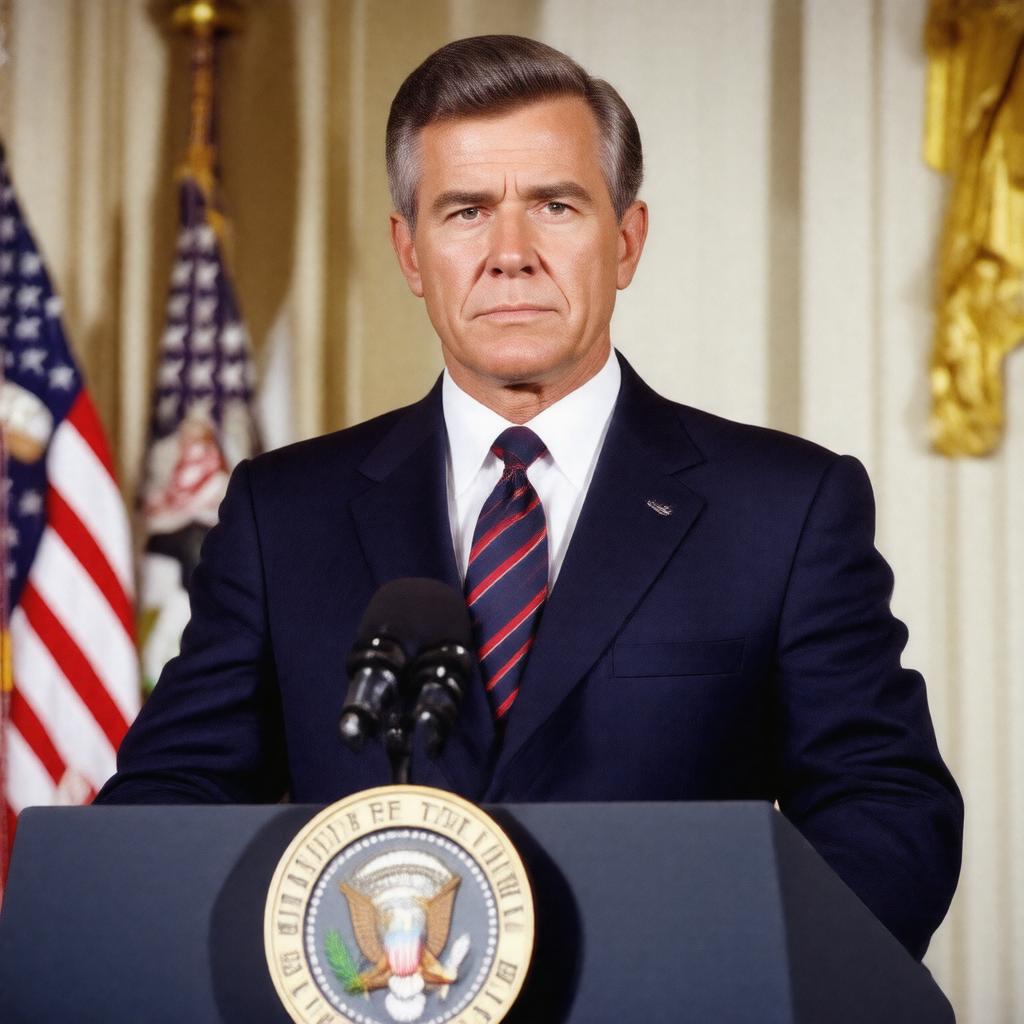 AI-created image of President Thomas J. Whitmore