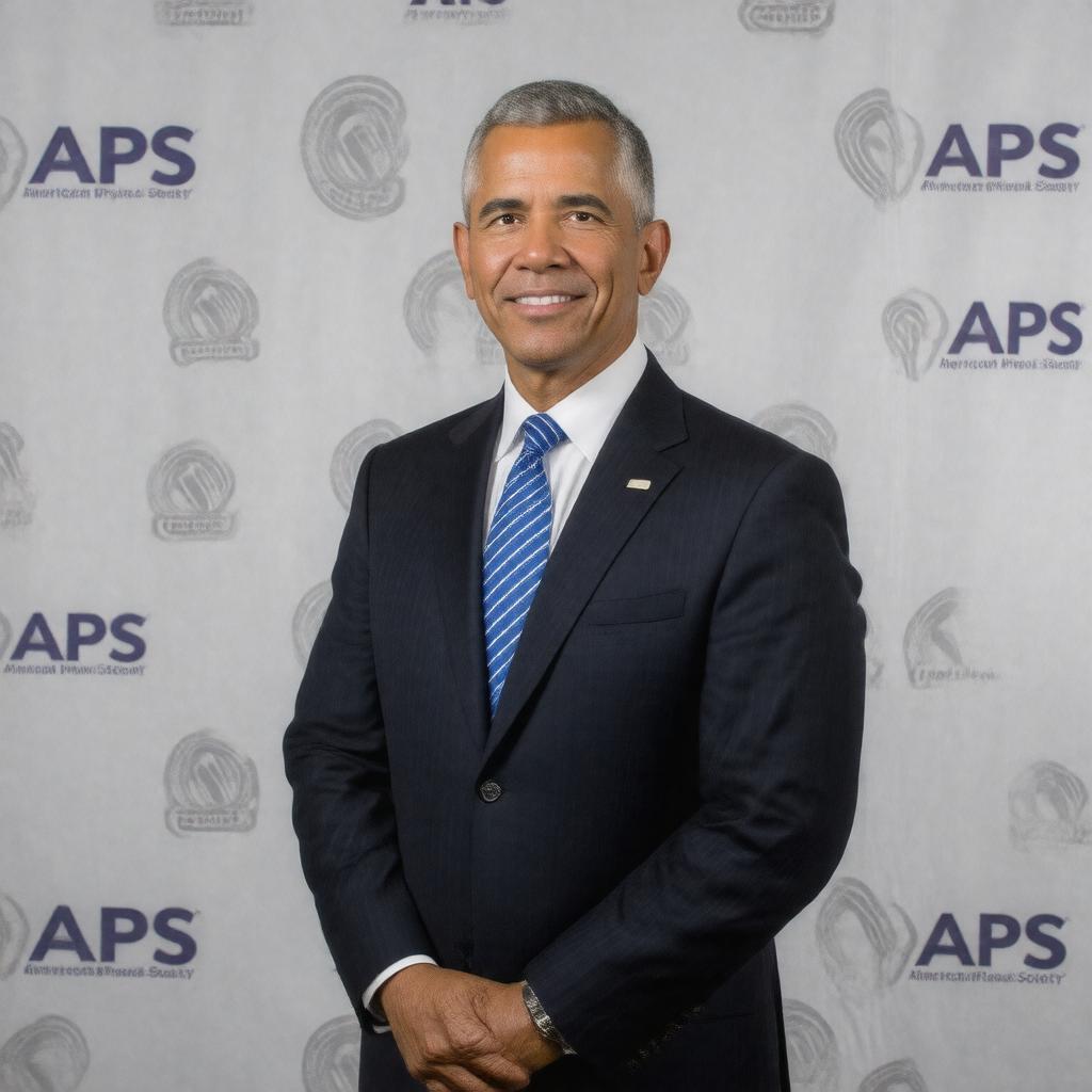 AI-created image of President of American Physical Society