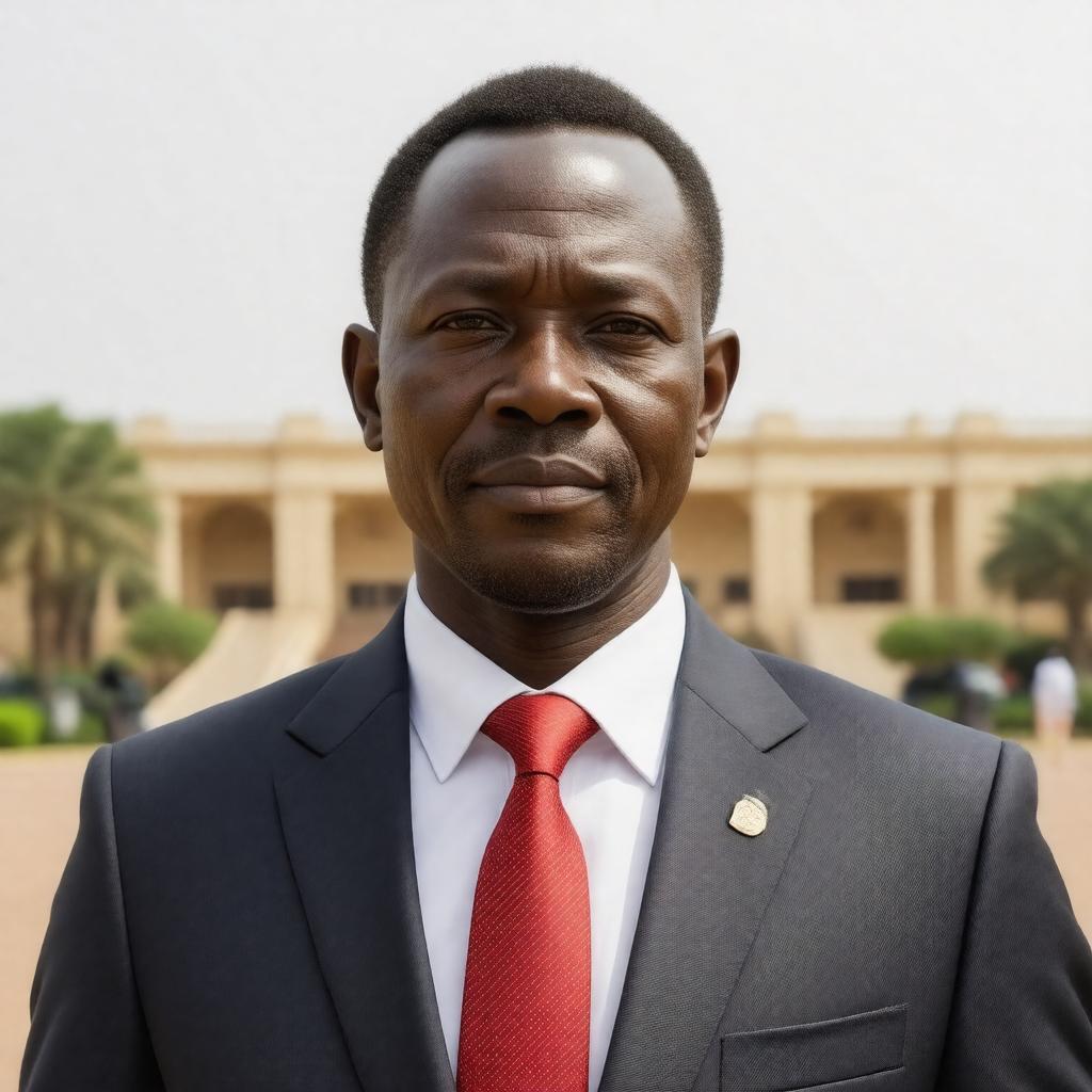 AI-created image of President of Burkina Faso