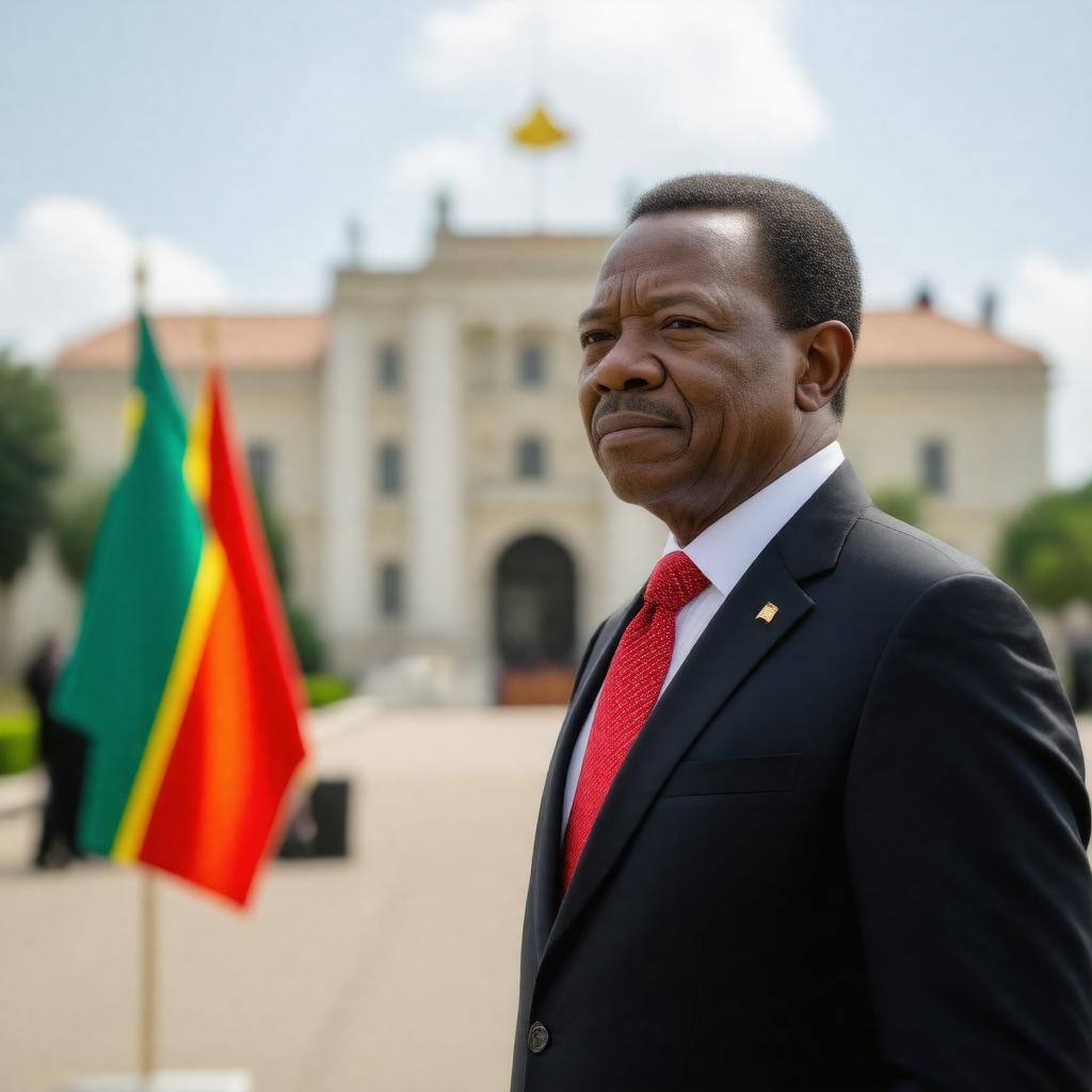Click to view larger image AI-created image of President of Cameroon