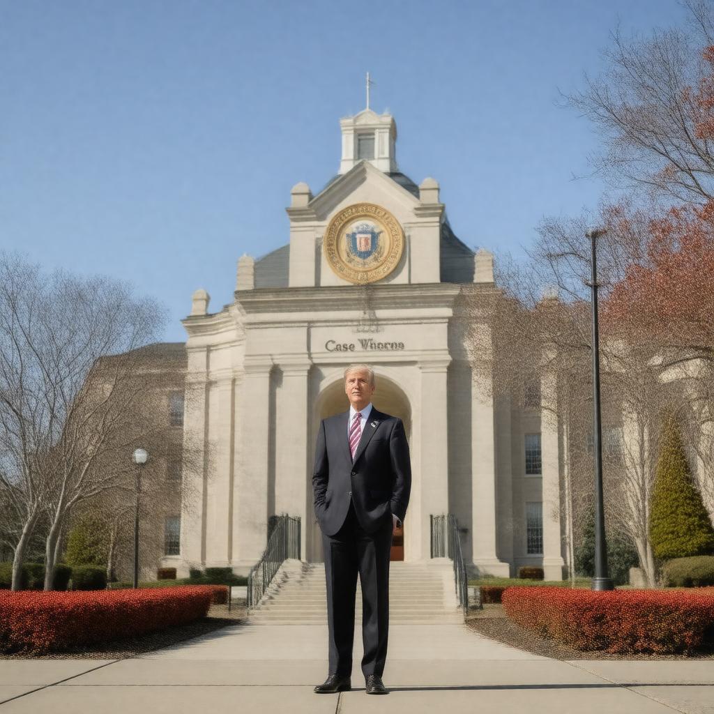 Click to view larger image AI-created image of President of Case Western Reserve University