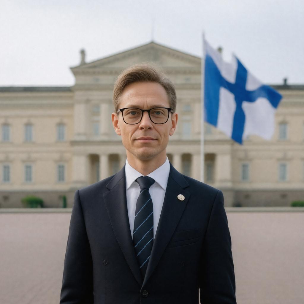 Click to view larger image AI-created image of President of Finland