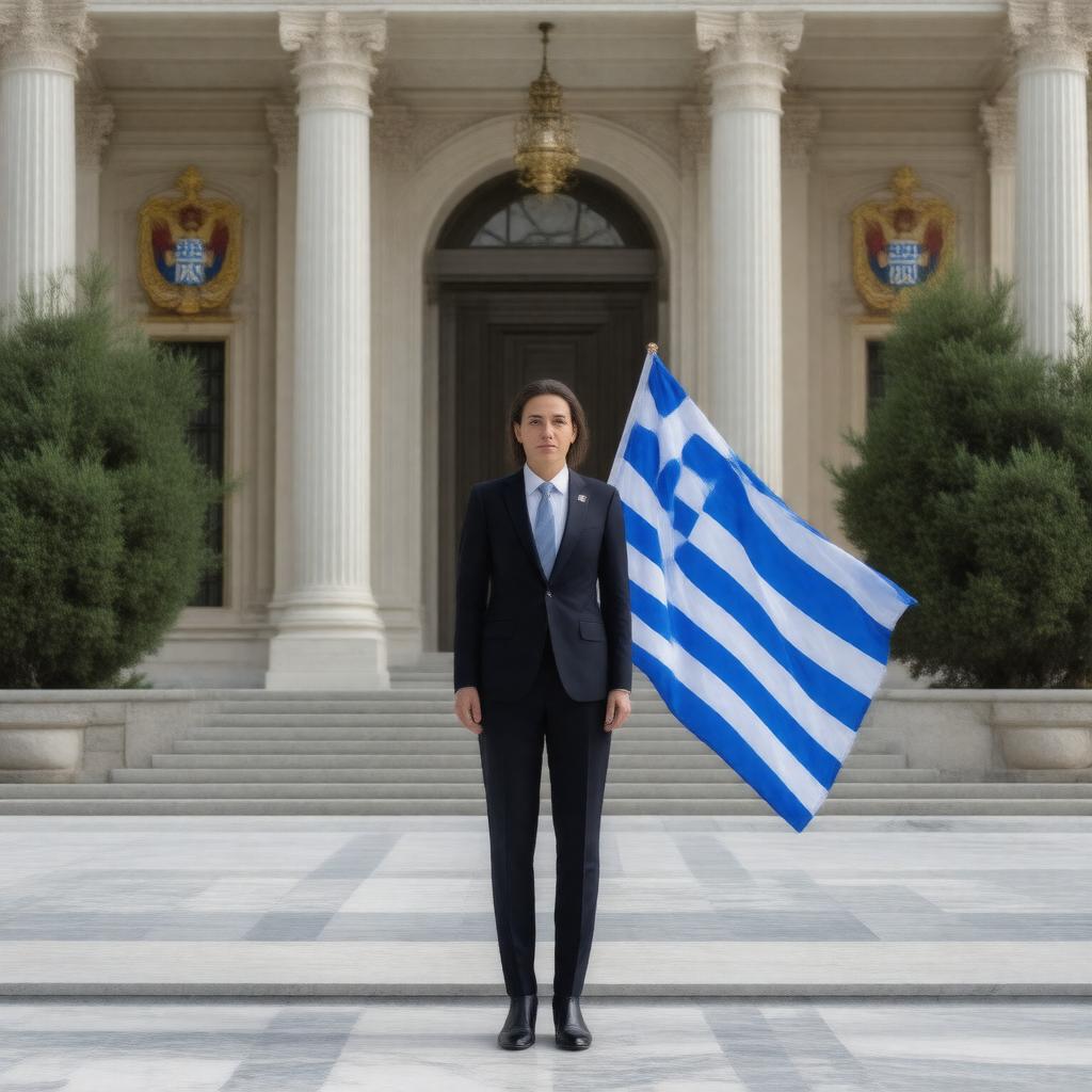 AI-created image of President of Greece