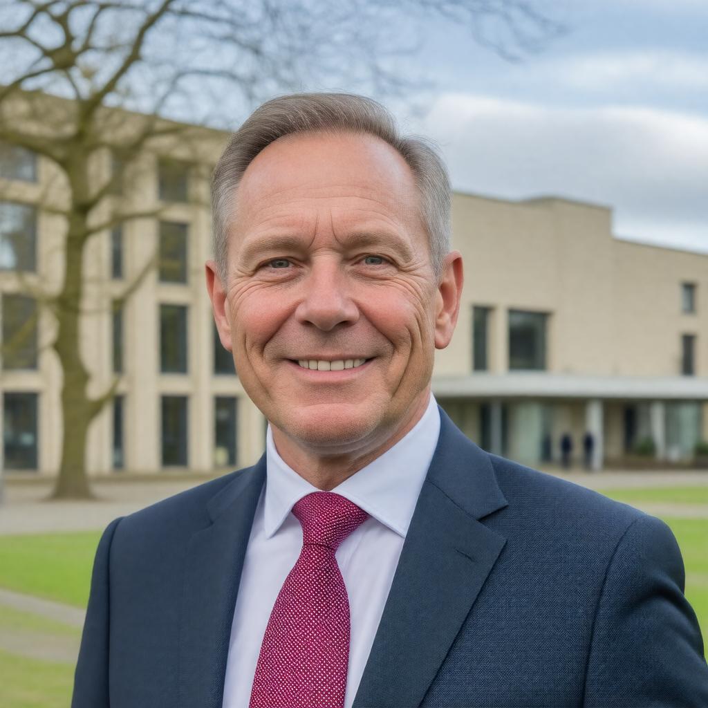 Click to view larger image AI-created image of President of Imperial College London