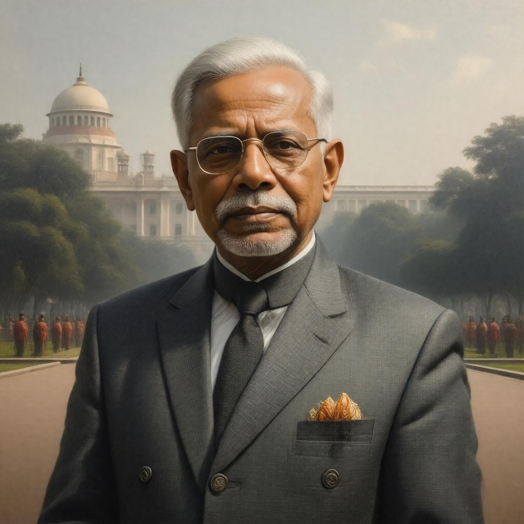 AI-created image of President of India