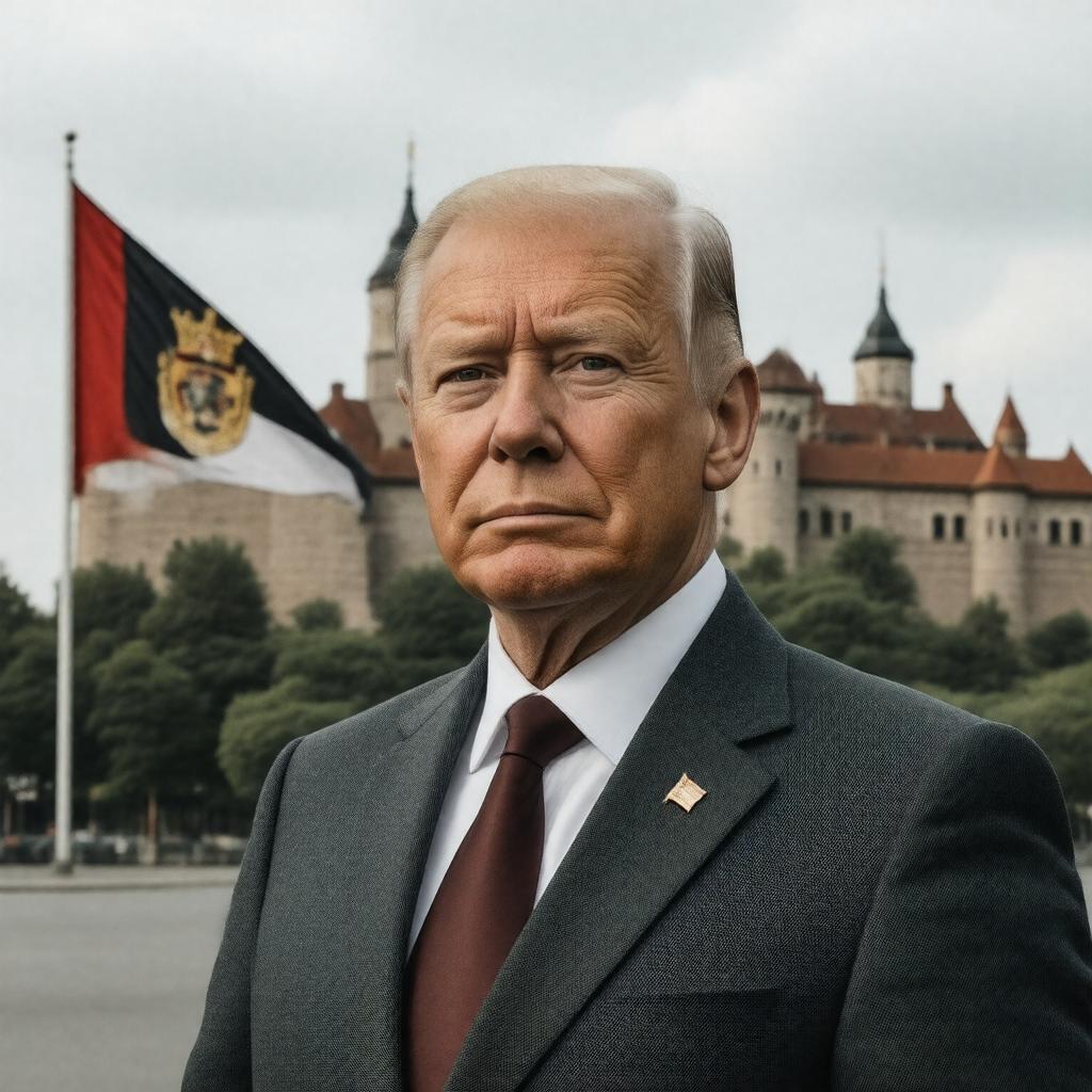 AI-created image of President of Latvia