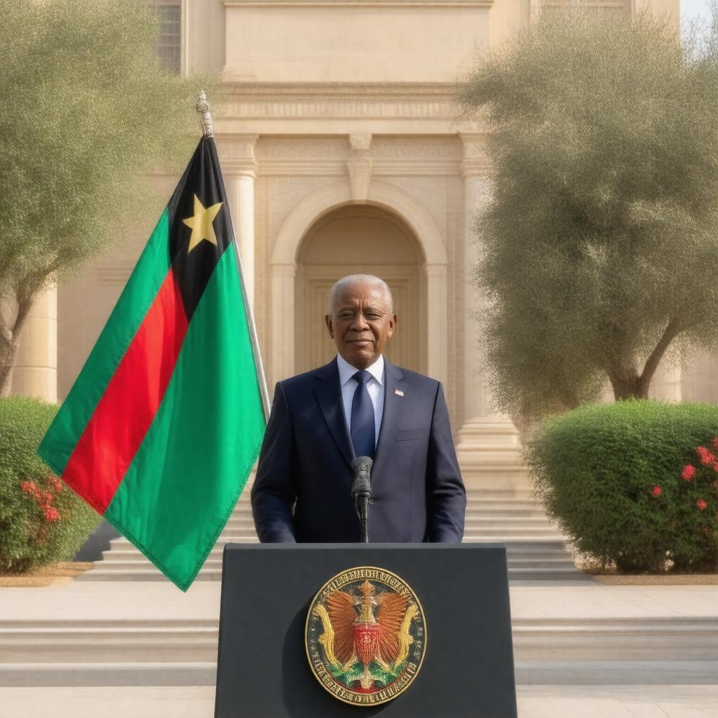 Click to view larger image AI-created image of President of Mali