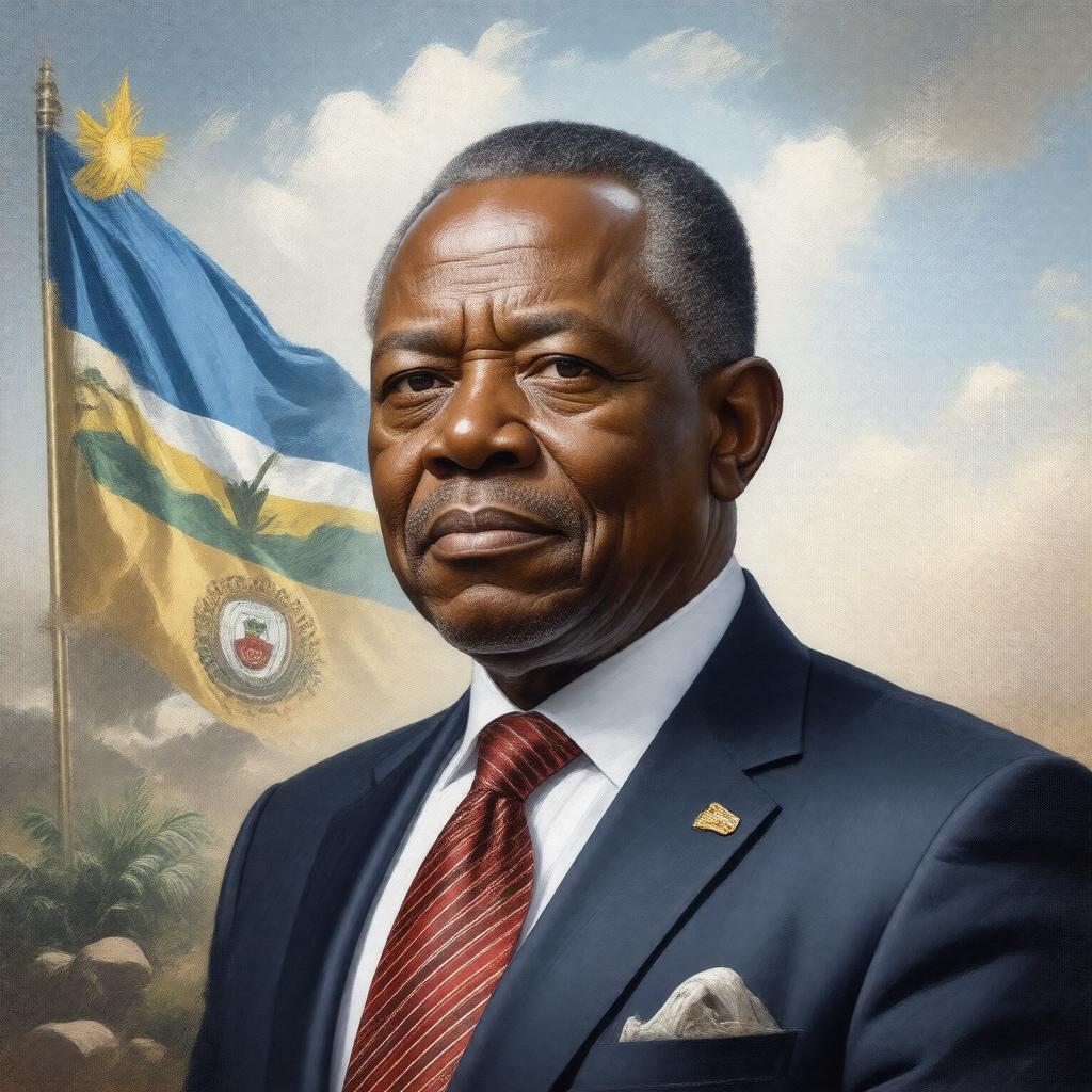Click to view larger image AI-created image of President of Namibia