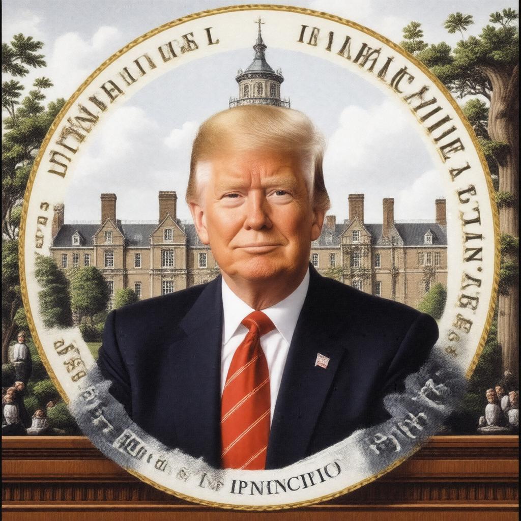 AI-created image of President of Princeton University