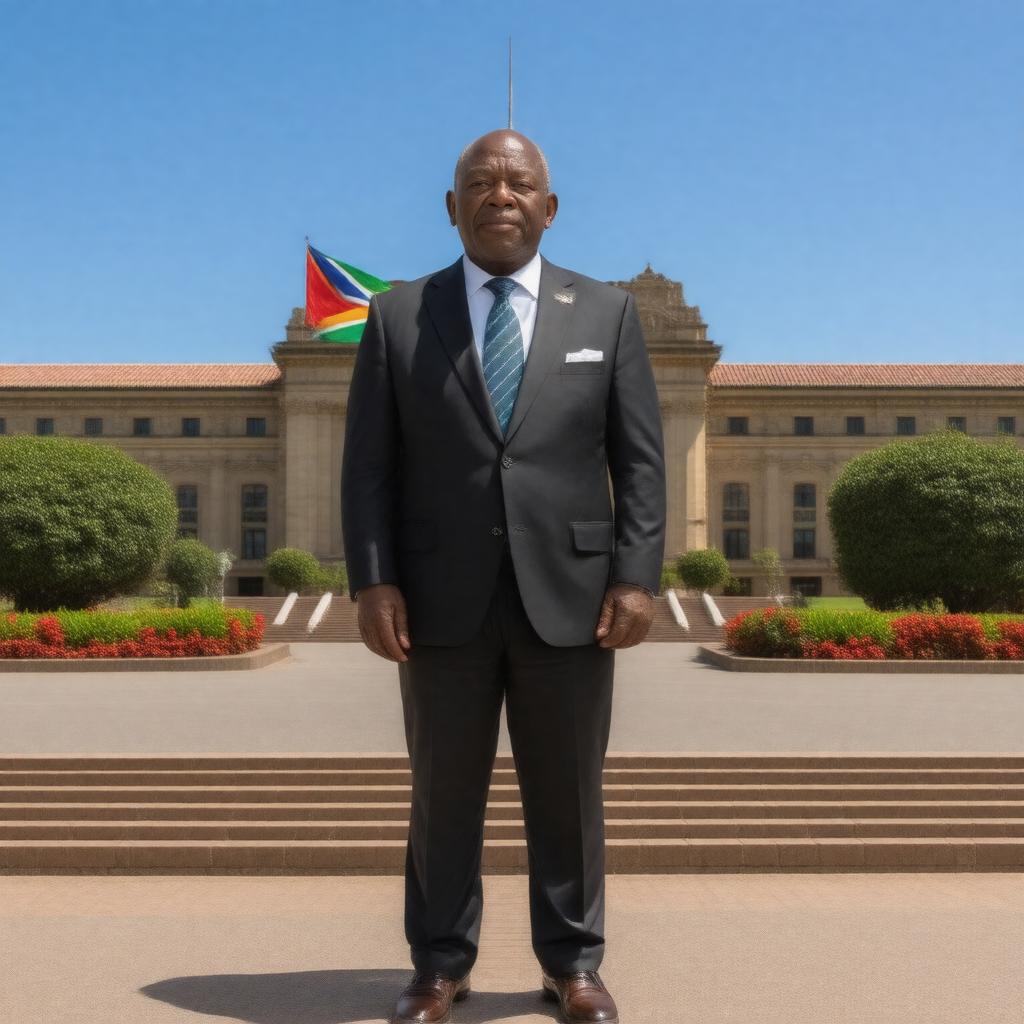 AI-created image of President of South Africa