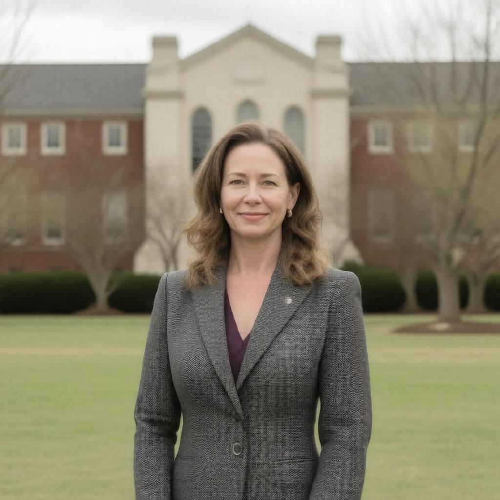 AI-created image of President of Stephens College