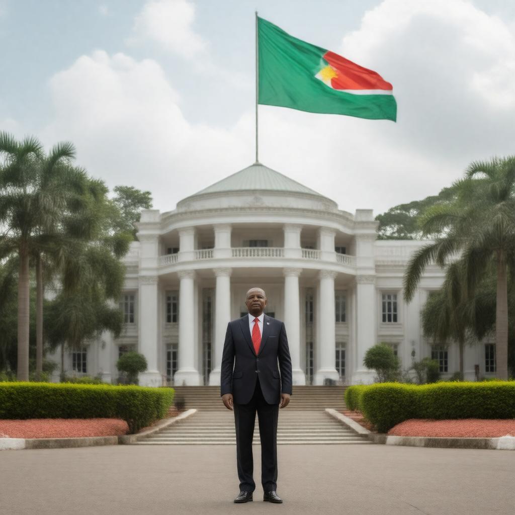 Click to view larger image AI-created image of President of Togo