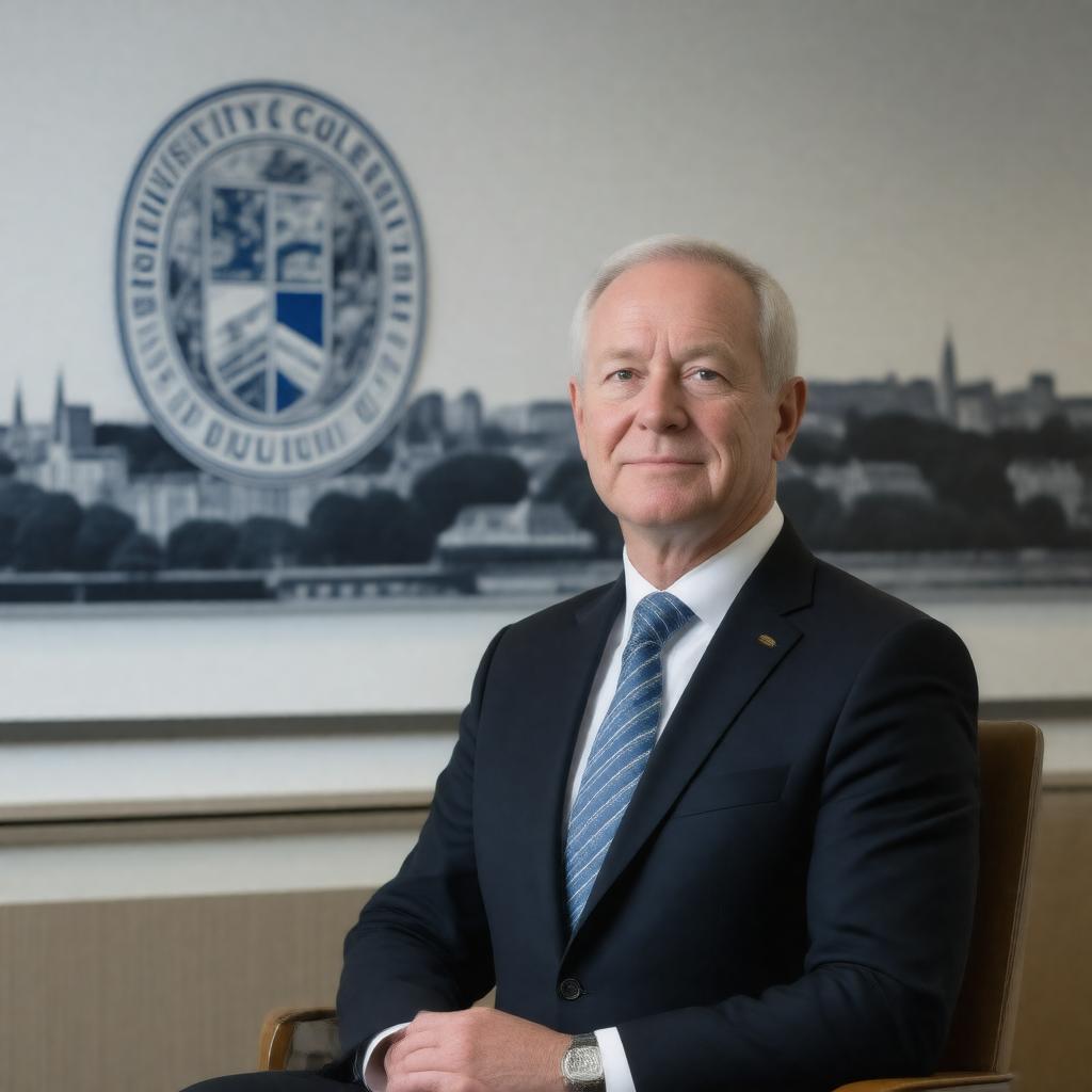 AI-created image of President of University College Dublin