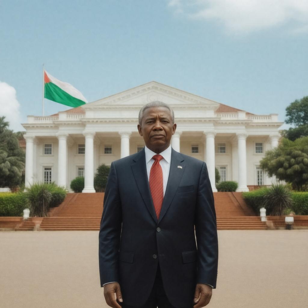 Click to view larger image AI-created image of President of Zambia