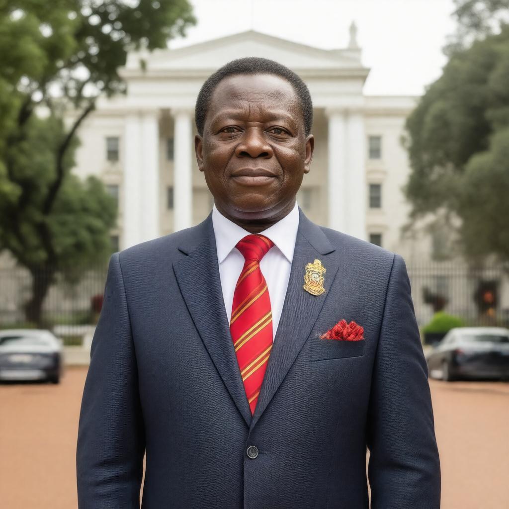 Click to view larger image AI-created image of President of Zimbabwe
