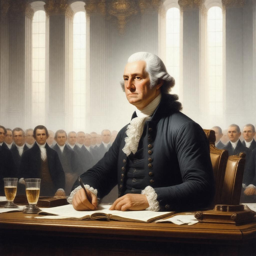 Click to view larger image AI-created image of President of the Constitutional Convention