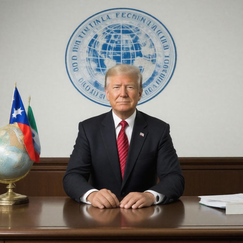 AI-created image of President of the International Economic Association