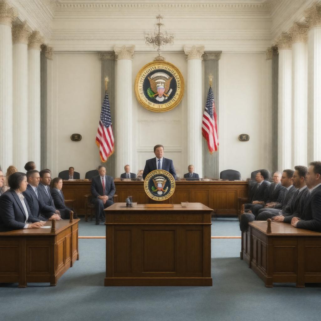 AI-created image of President of the New Hampshire Senate