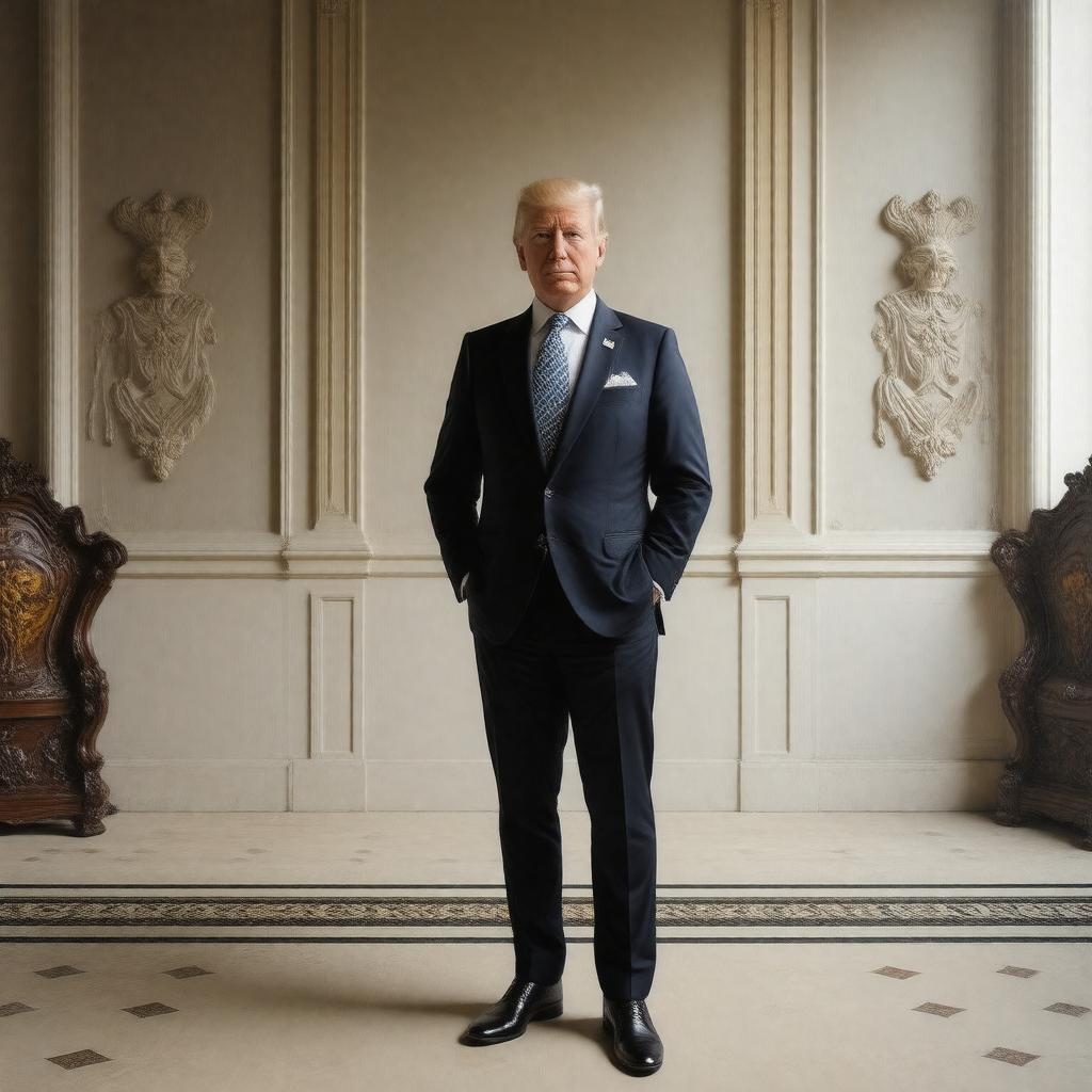 Click to view larger image AI-created image of President of the Royal Academy