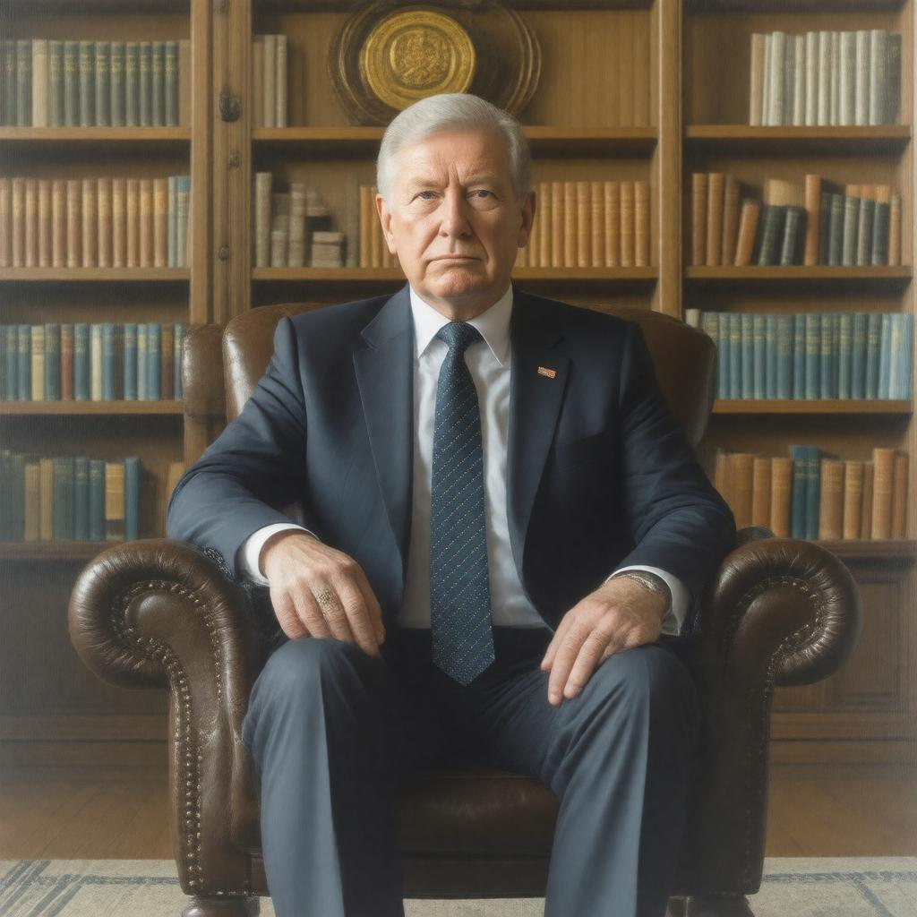 Click to view larger image AI-created image of President of the Royal Irish Academy