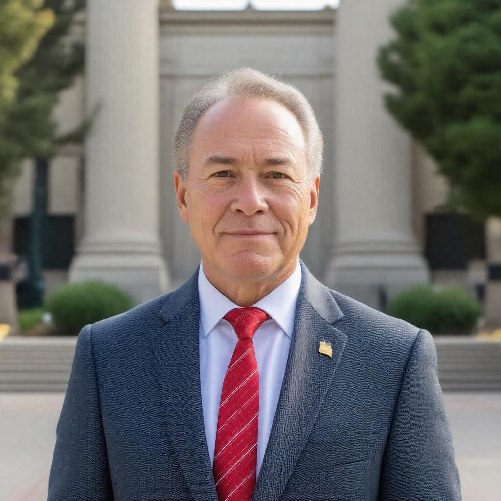 AI-created image of President of the University of California, 2020