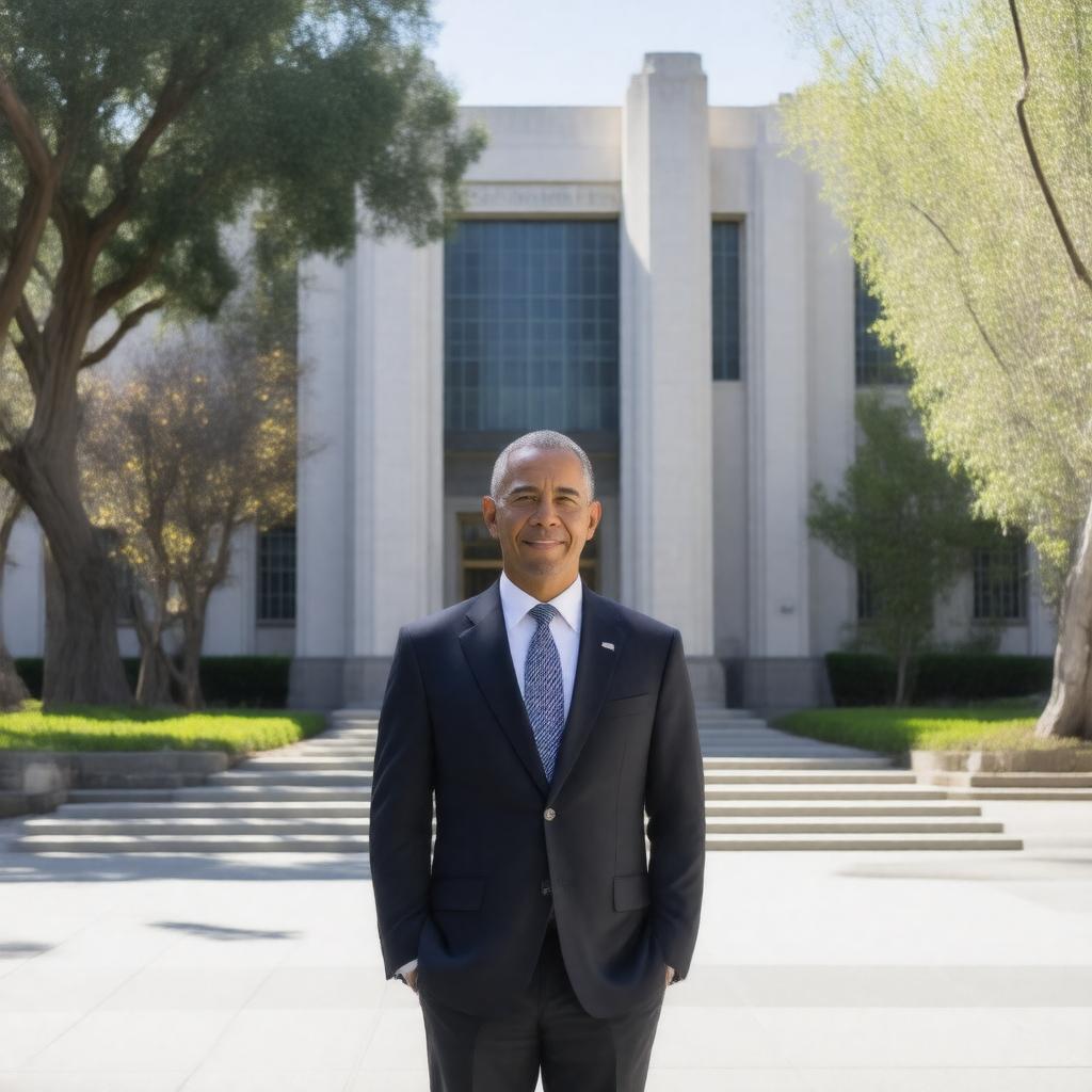 AI-created image of President of the University of California
