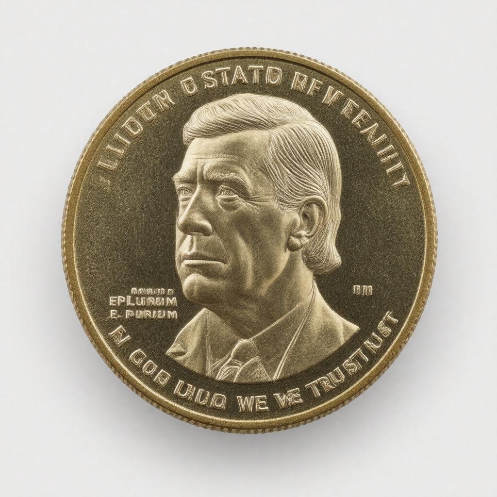 AI-created image of Presidential $1 coins
