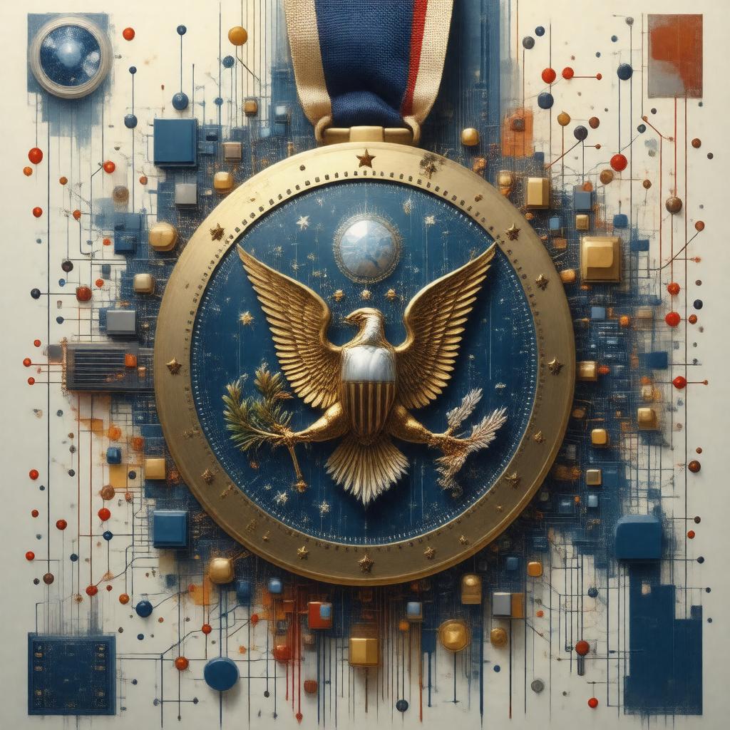 AI-created image of Presidential Award of the American Society for Cybernetics