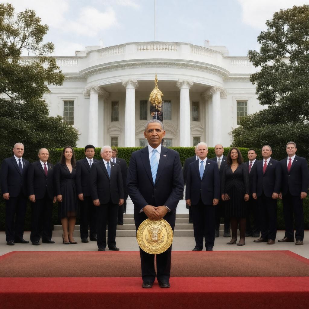 AI-created image of Presidential Medal of Freedom (2013)