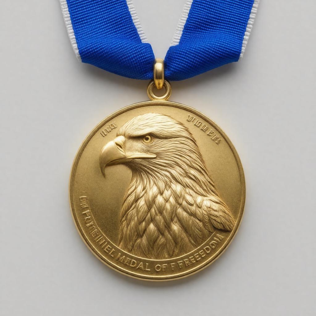 AI-created image of Presidential Medal of Freedom (posthumously)
