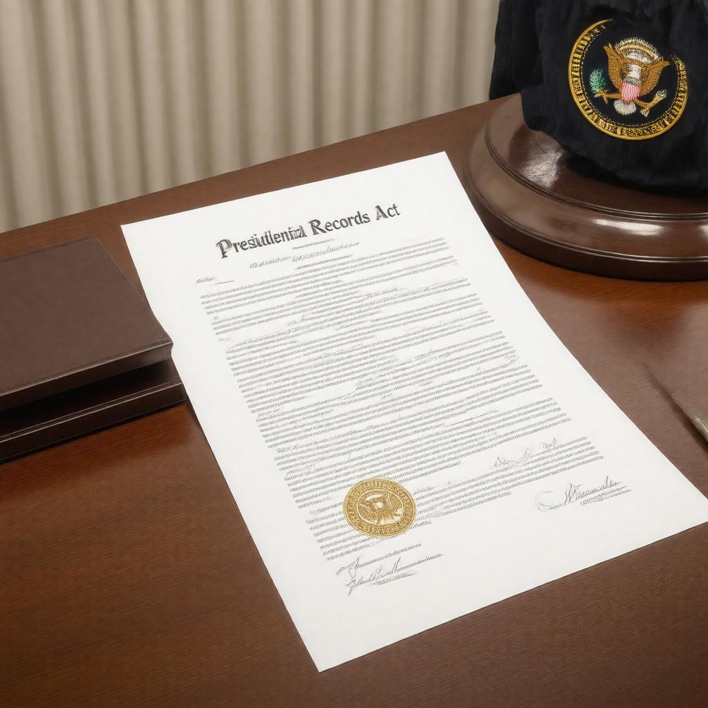 AI-created image of Presidential Records Act