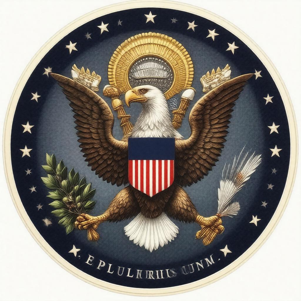 Click to view larger image AI-created image of Presidential Seal
