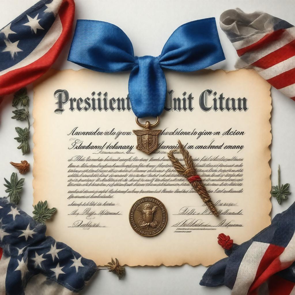 AI-created image of Presidential Unit Citation