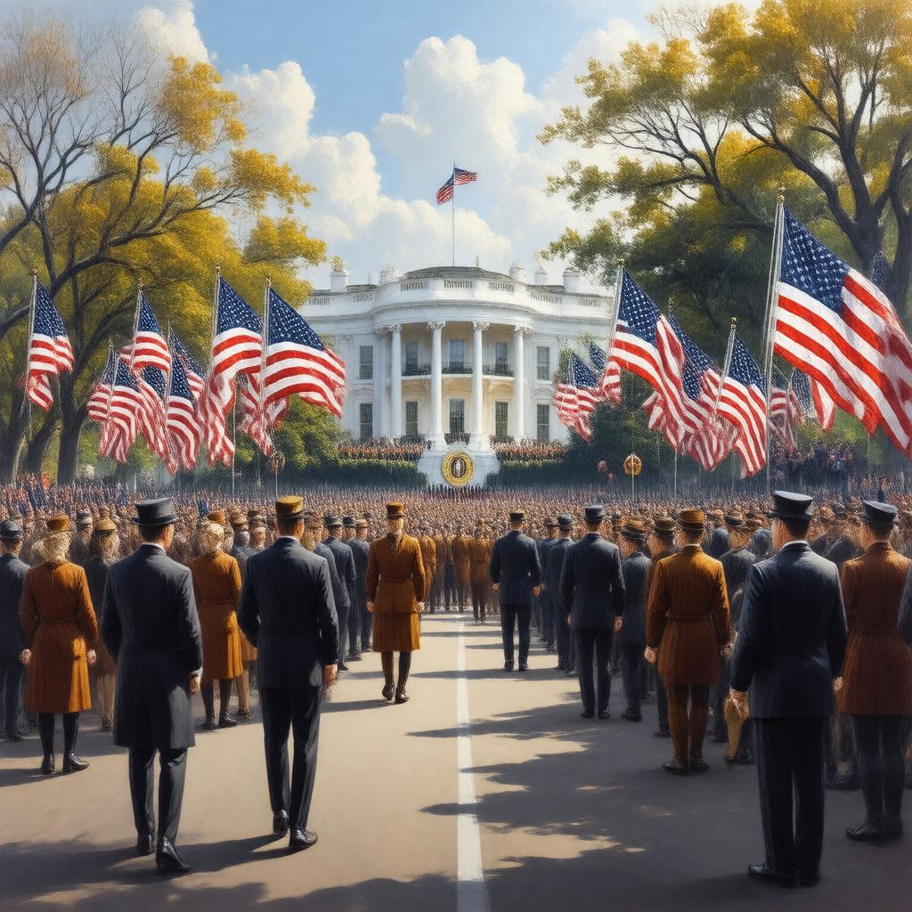 Click to view larger image AI-created image of Presidents' Day