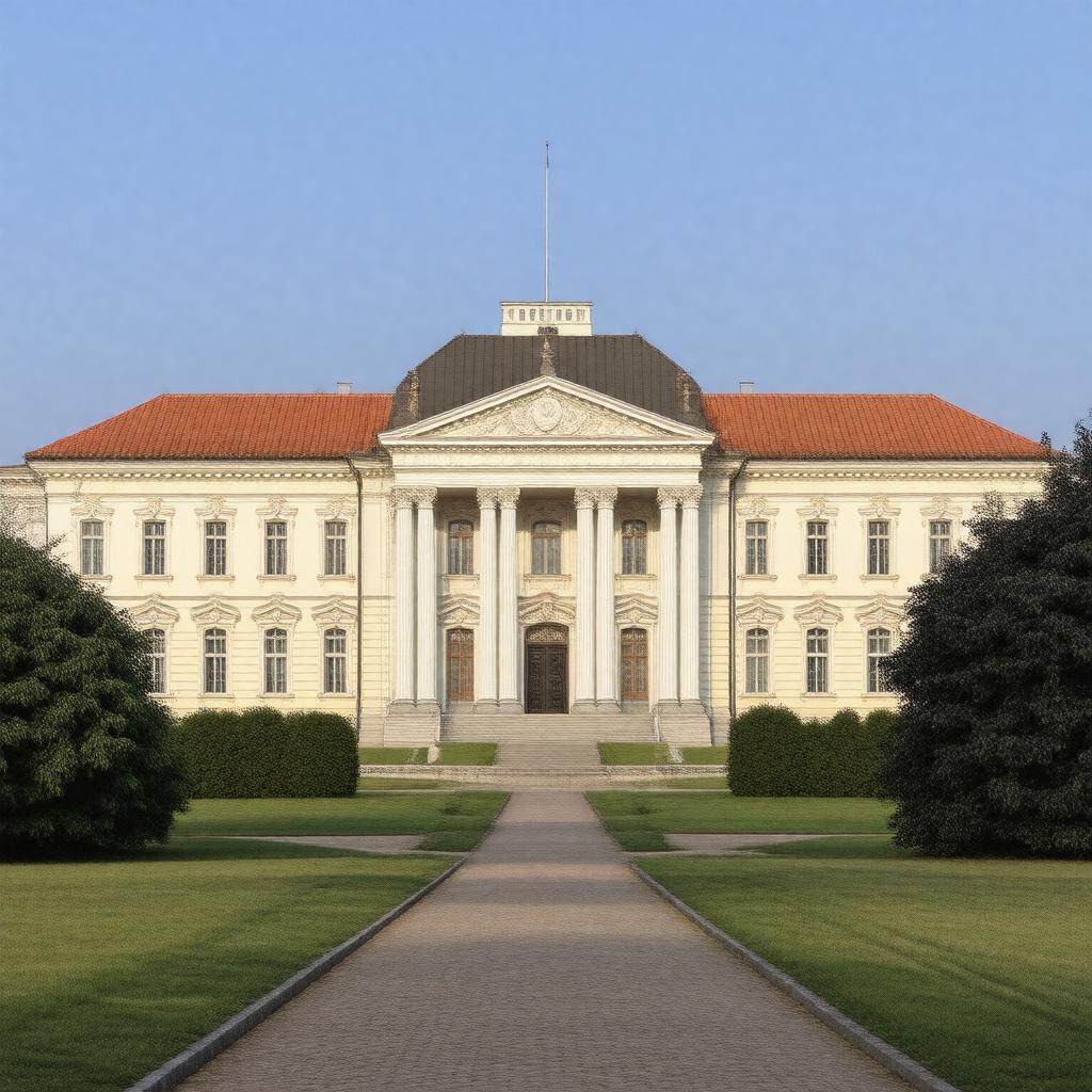 Click to view larger image AI-created image of President's Palace