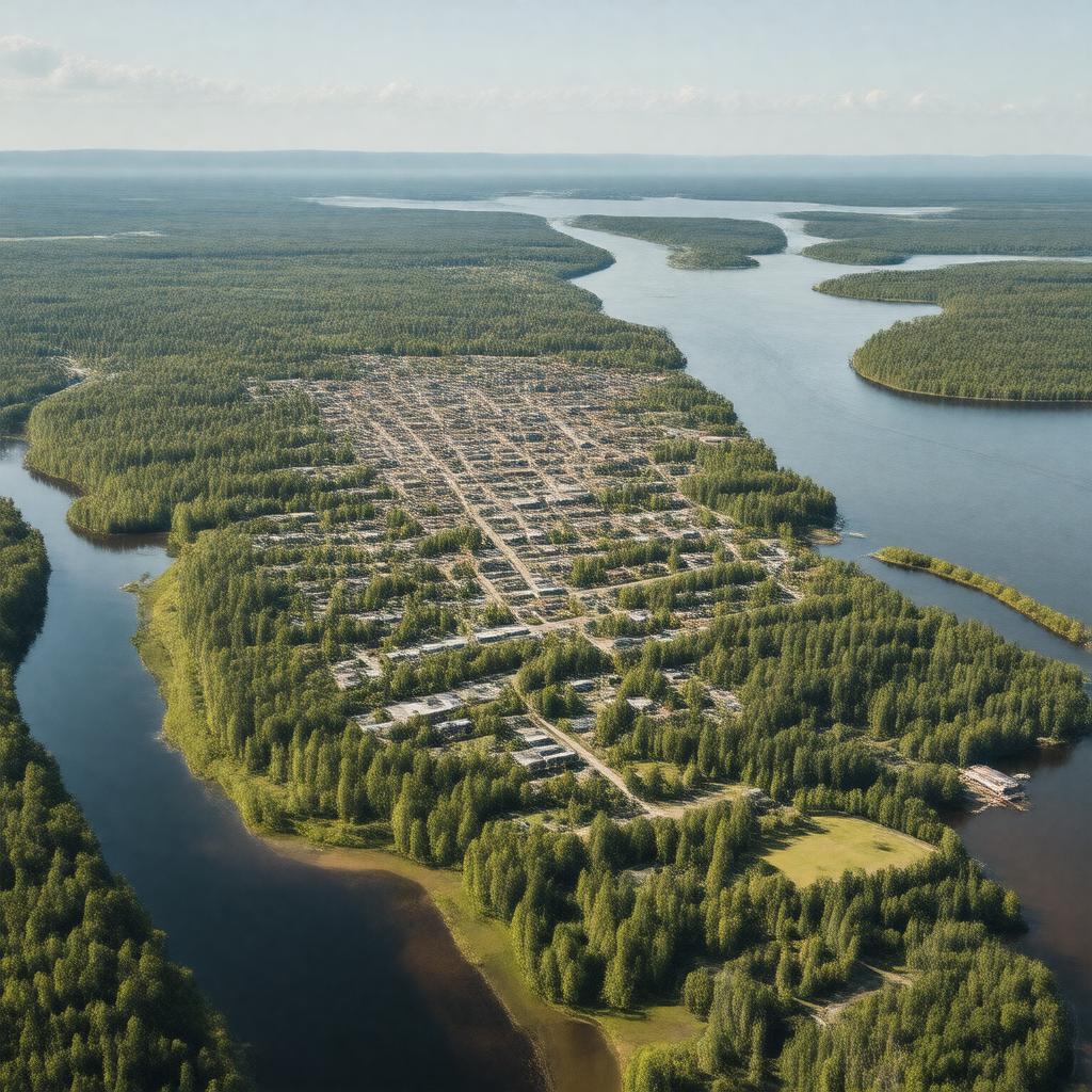 AI-created image of Presque Isle