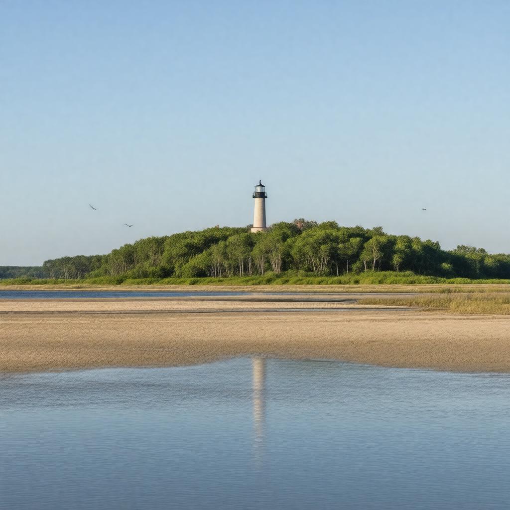 AI-created image of Presque Isle State Park