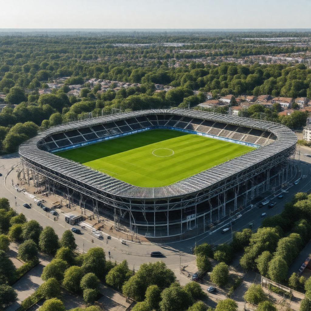 AI-created image of Pride Park Stadium
