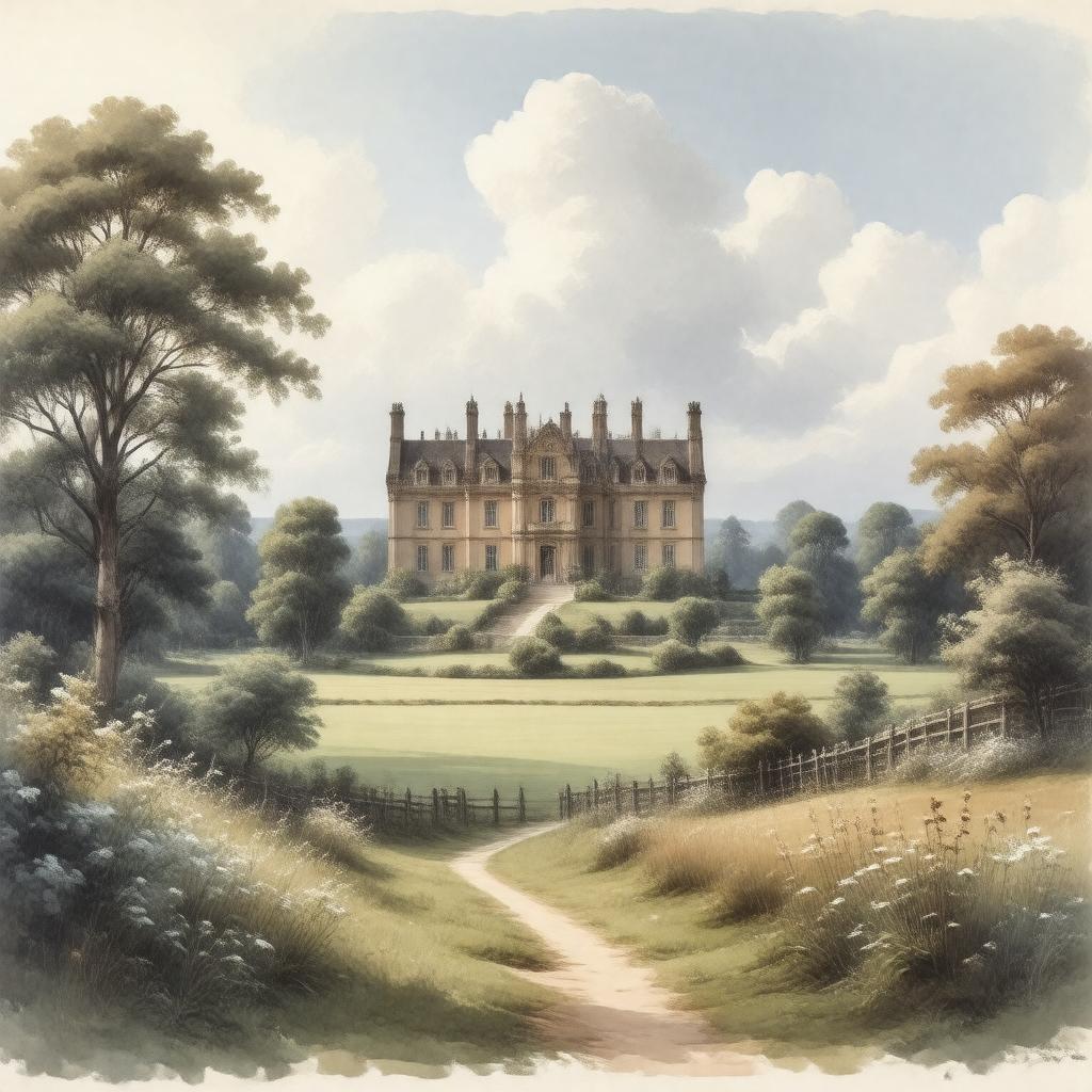 AI-created image of Pride & Prejudice