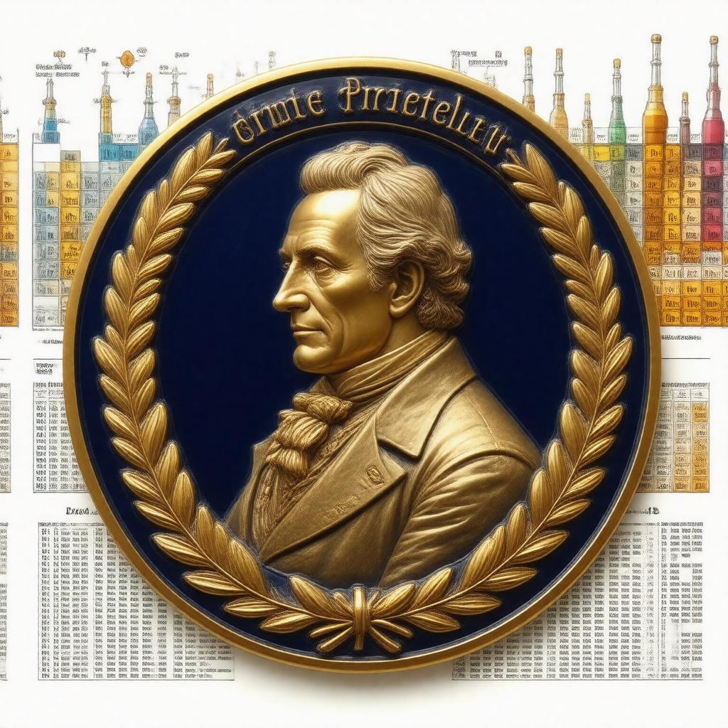 Click to view larger image AI-created image of Priestley Medal