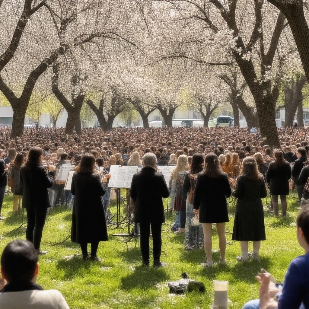 Click to view larger image AI-created image of Primăvara Simfonic