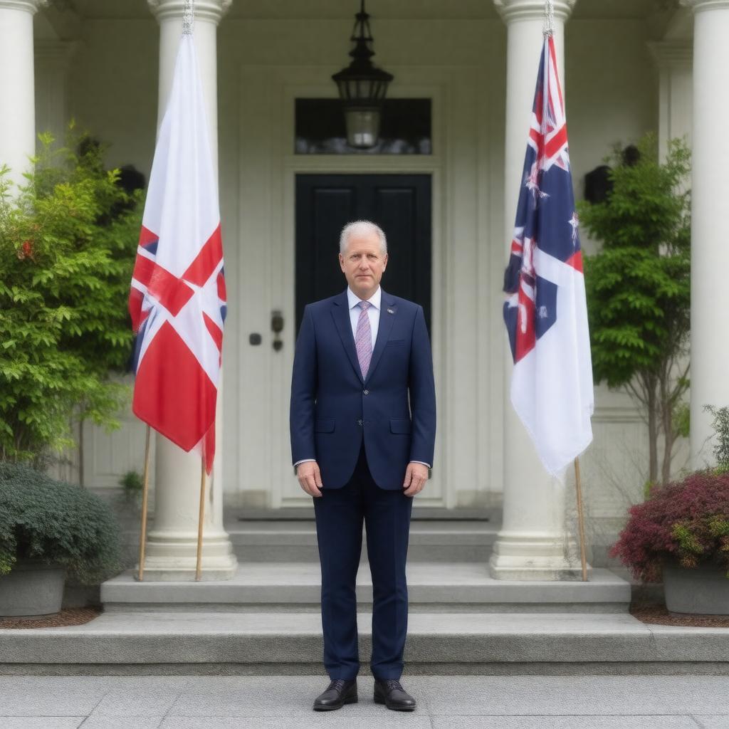 Click to view larger image AI-created image of Prime Minister of New Zealand