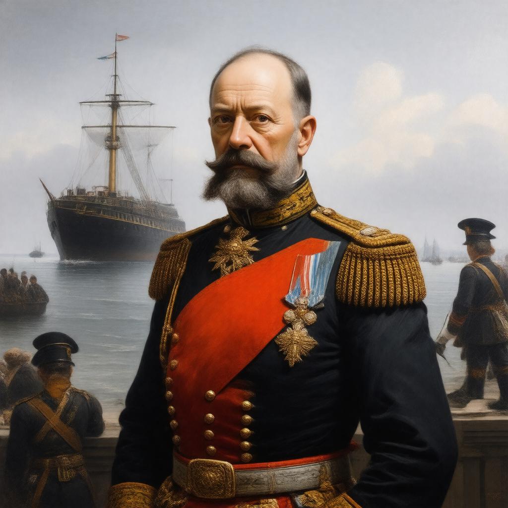 AI-created image of Prince Adalbert of Prussia