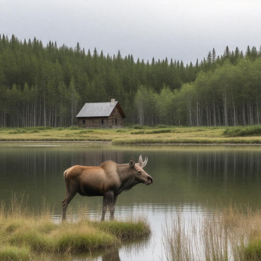 AI-created image of Prince Albert National Park