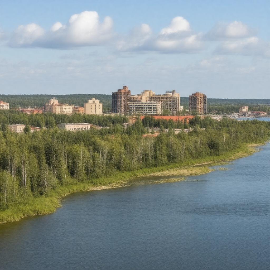 AI-created image of Prince Albert, Saskatchewan