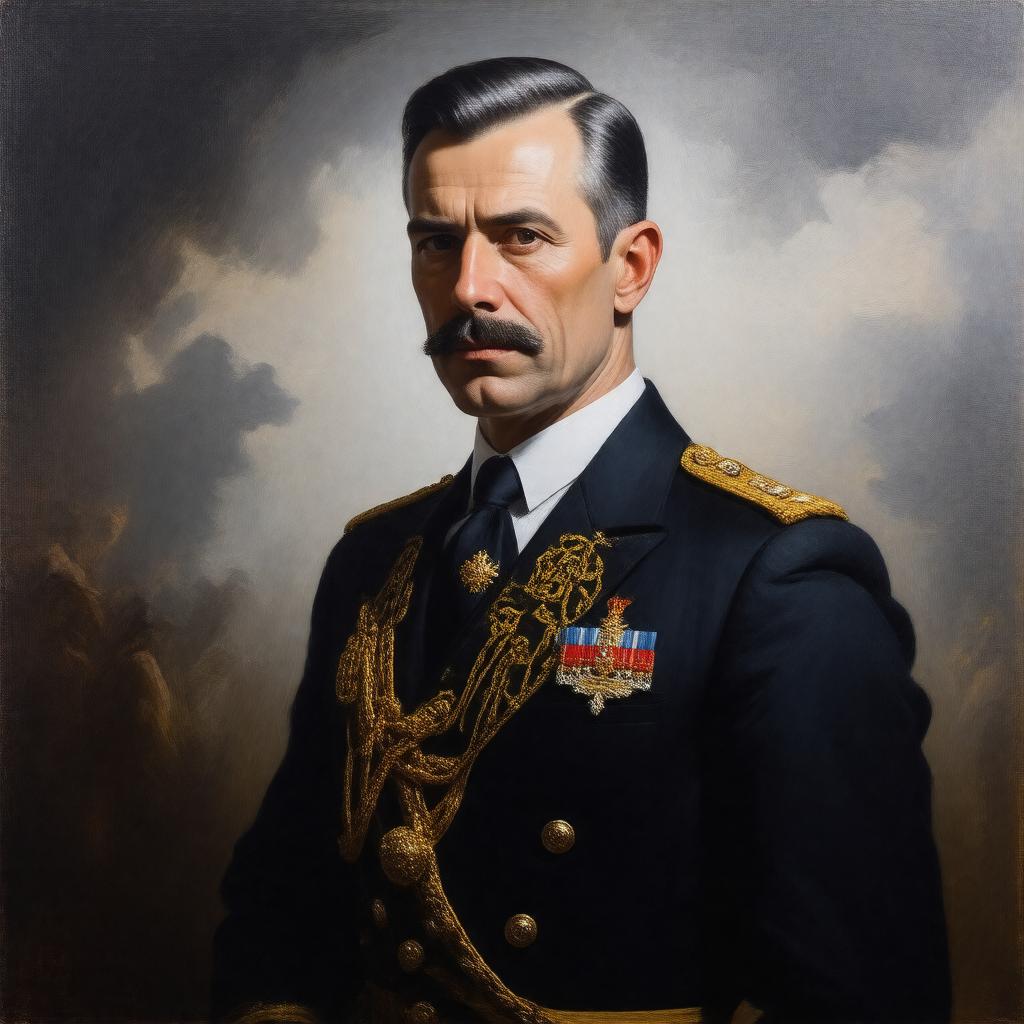 AI-created image of Prince Alexander of Yugoslavia