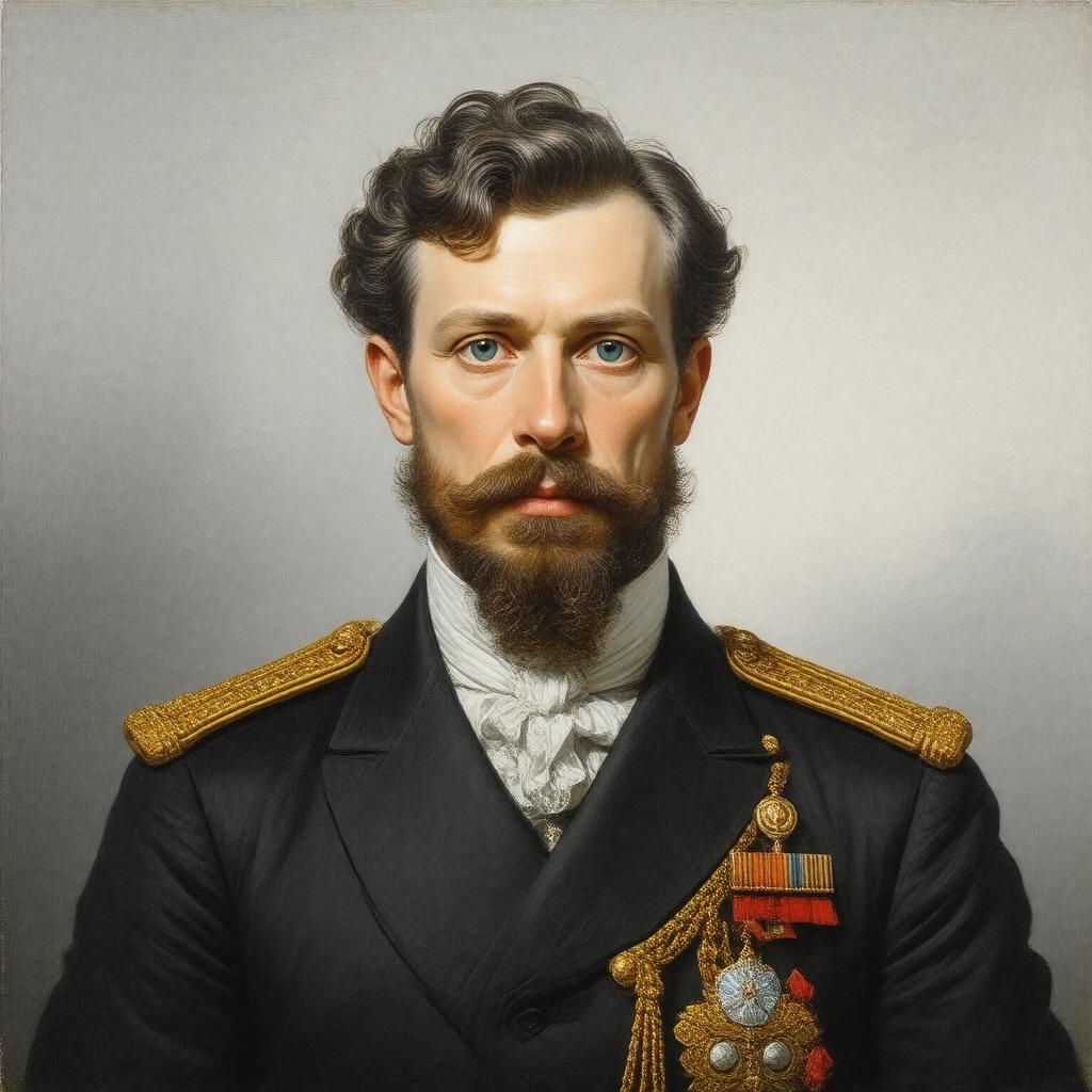 Click to view larger image AI-created image of Prince Alfred of Hohenlohe-Langenburg