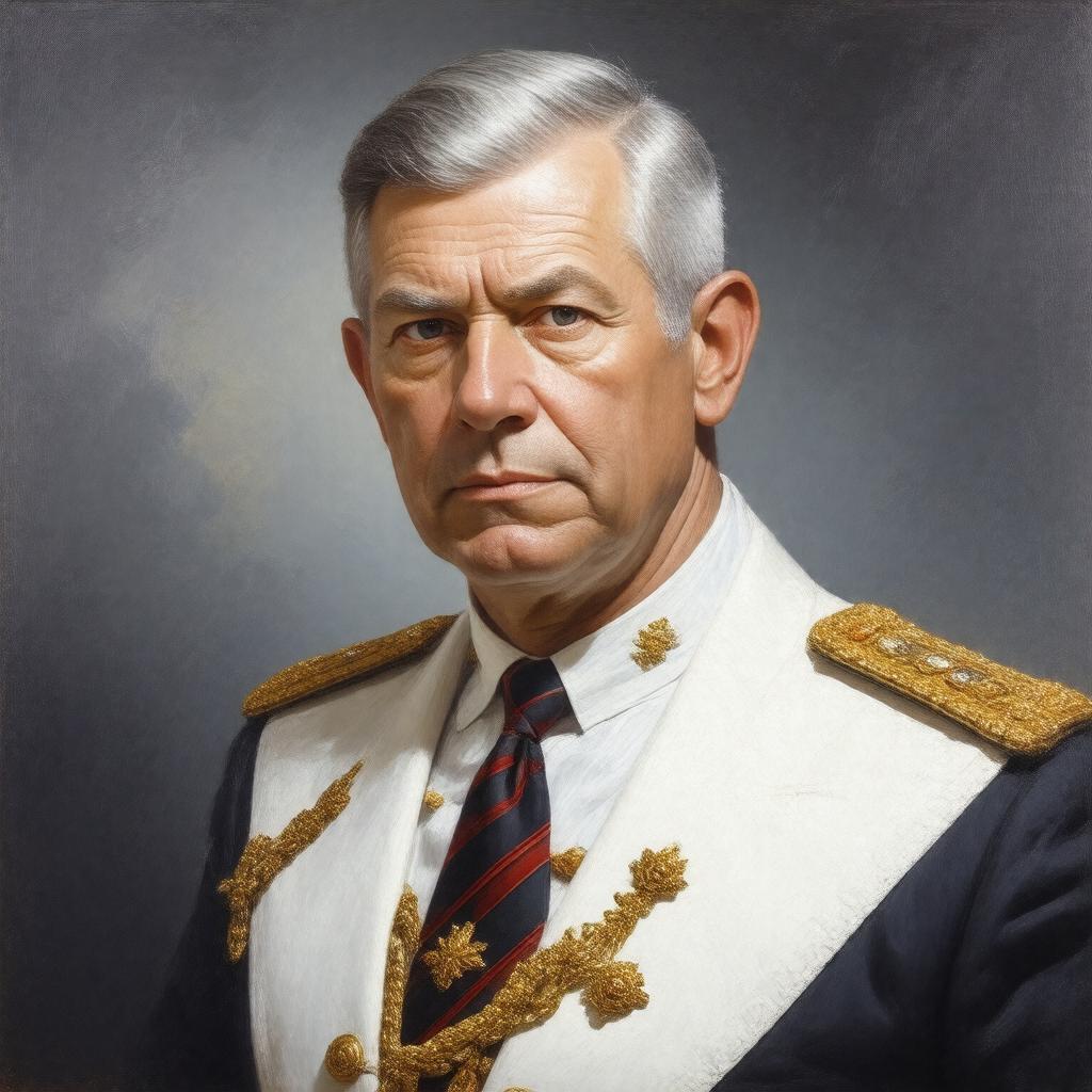 AI-created image of Prince Andrew of Yugoslavia