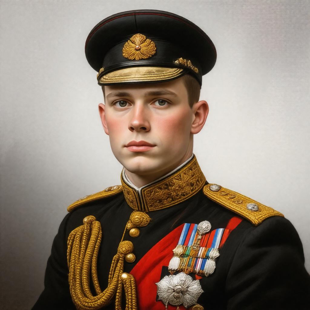 AI-created image of Prince Christian Victor of Schleswig-Holstein