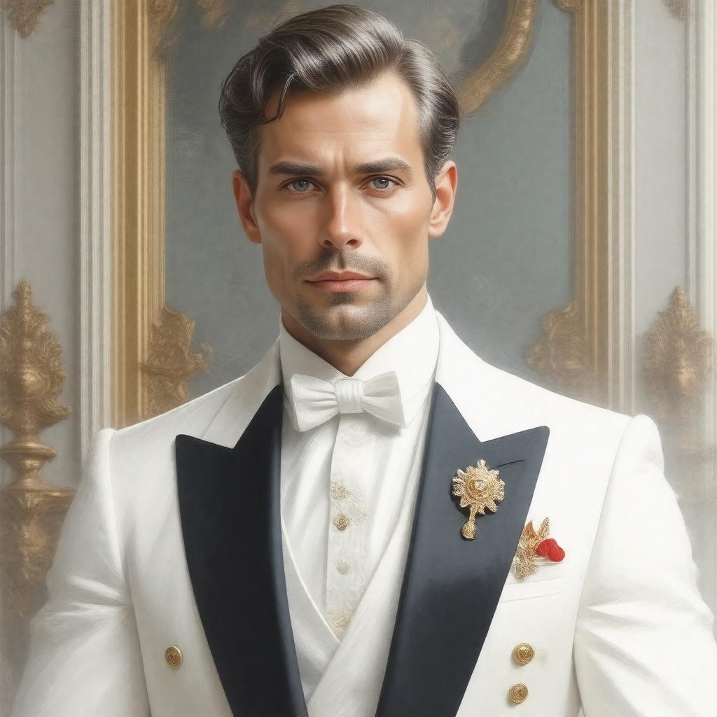 Click to view larger image AI-created image of Prince Dimitri of Yugoslavia